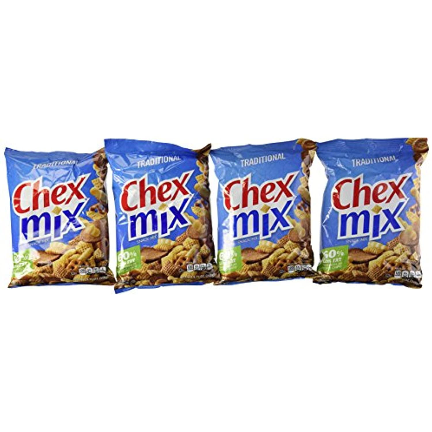 Chex Mix Traditional 4 Bags 8.75 Oz Each