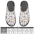 thumbnail image 5 of IAUYY Memory Foam House Slippers Suitable for Both Men and Women. Comfortable, Anti-Slip Plush Flat-Bottomed Slippers The Best Holiday Gift in The Painting Graffiti, 5 of 9