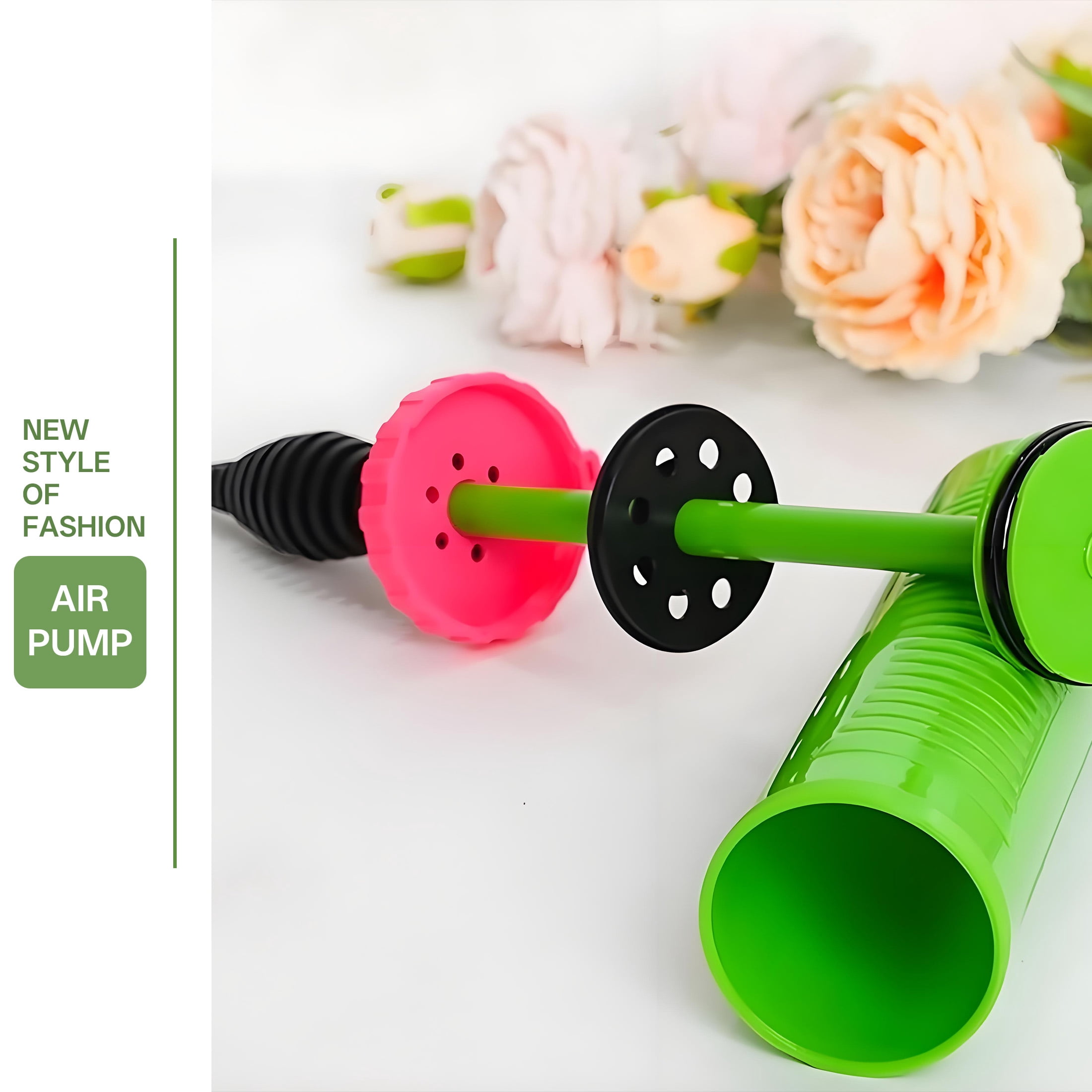 FACEGA Helium Tank for Balloons At Home Hand Pump Balloon Helium Tank Portableplastic Helium Balloon Pump Green
