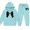 Sky Blue, variant on MuXiKeJi Clothes Baby Outfits Girls Cartoon Print Long Sleeve Hooded Sweatshirt and Jogger Sweatpants Clothing Fall Clothes for Kids