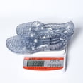 thumbnail image 6 of HOWPAY Sandals for Women Hollow out on Non- Closed Toe Ballet Flats Casual Lightweight Summer Vacation Beach Clear Jelly Shoes Navy 36, 6 of 8
