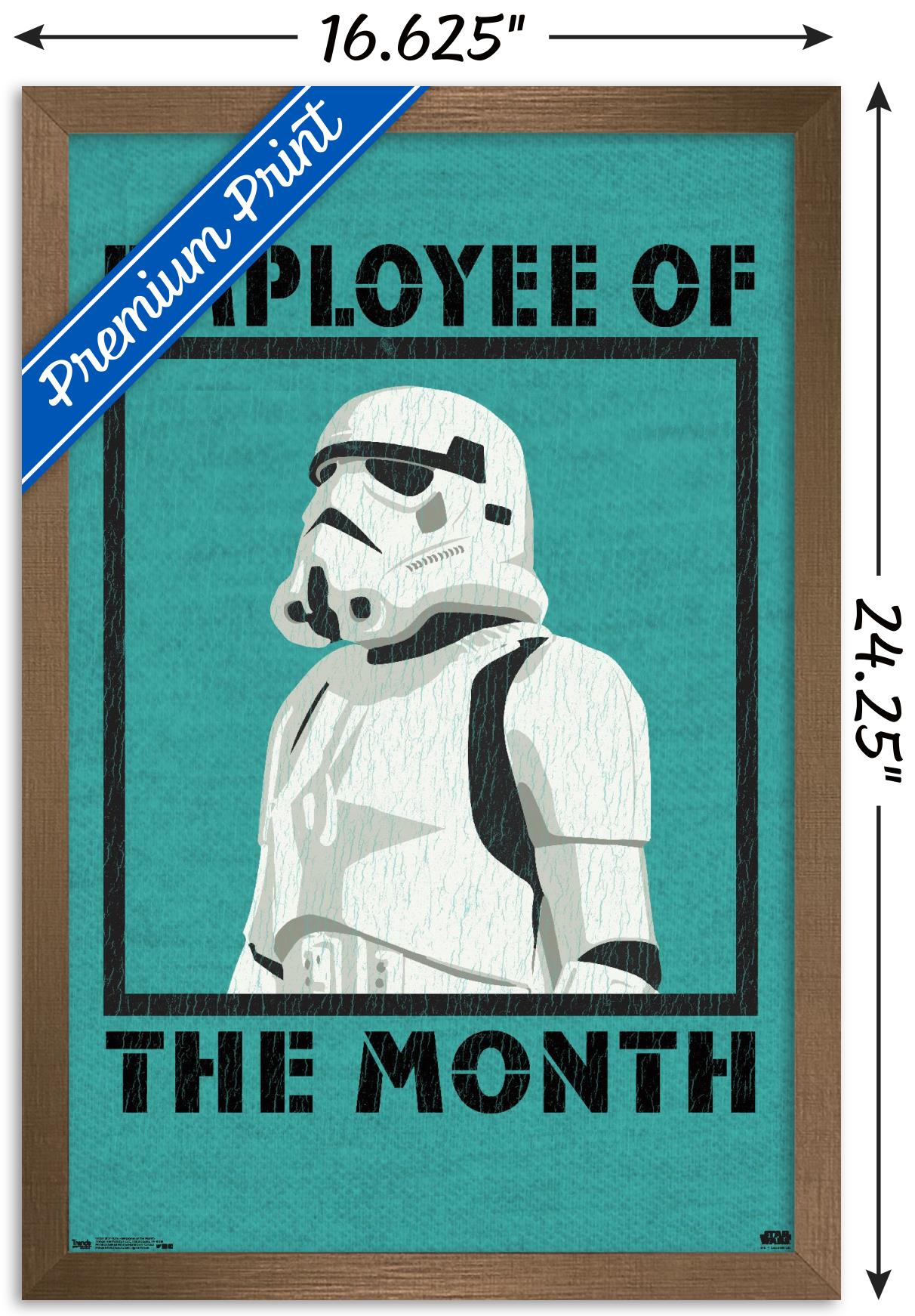 Star Wars: Saga - Employee Of The Month Wall Poster, 14.725" x 22.375", Framed