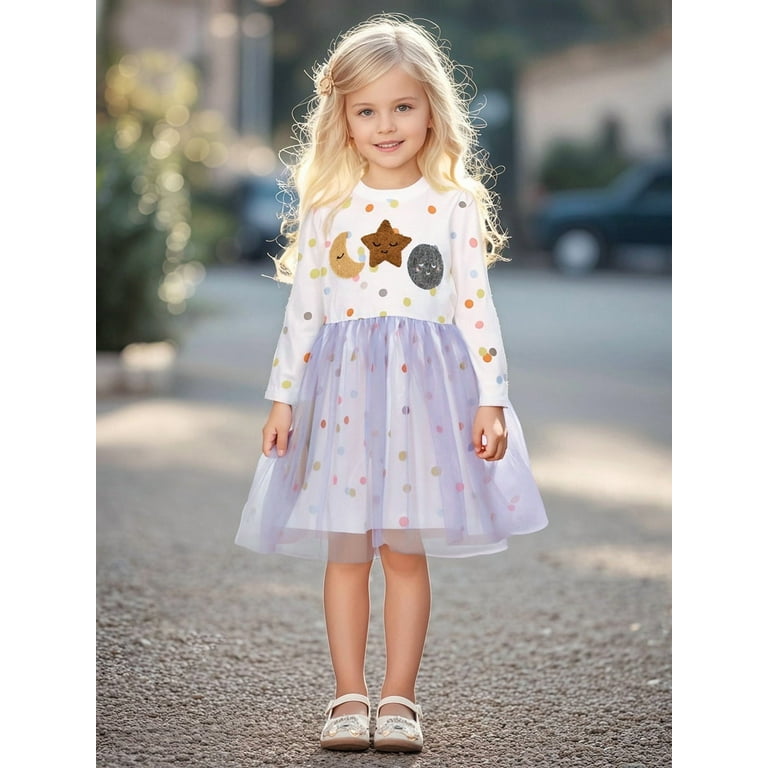 long sleeve tutu dress toddler Ready To Ship ~ Baby Blue Puffy Toddler Dress, Girls Tutu Dress Long Sleeve, Tutu Tulle Party Dress, Gift For Kids