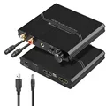 HDMI audio extractor 4K 60Hz HDMI 2.0 Audio Extractor Splitter HDMI to Toslink SPDIF audio converter for PS5 for Xbox series (HDMI Audio Extractor)