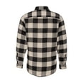 thumbnail image 3 of Burnside B8210 Men's Plaid Flannel Shirt, 3 of 3