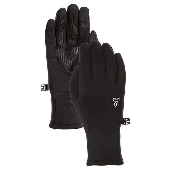 HEAD Women’s Black Sensatec Touchscreen Running Gloves XS XL NWT 