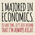 thumbnail image 3 of CafePress - Majored In Economics T Shirt - Light T-Shirt - CP, 3 of 4