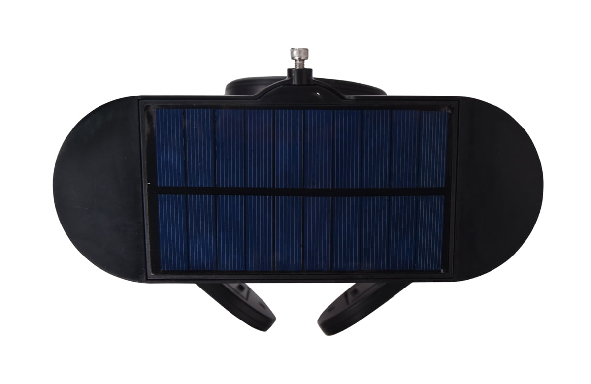 Techko Solar Security Light - Twin Light (with Removable Panel)