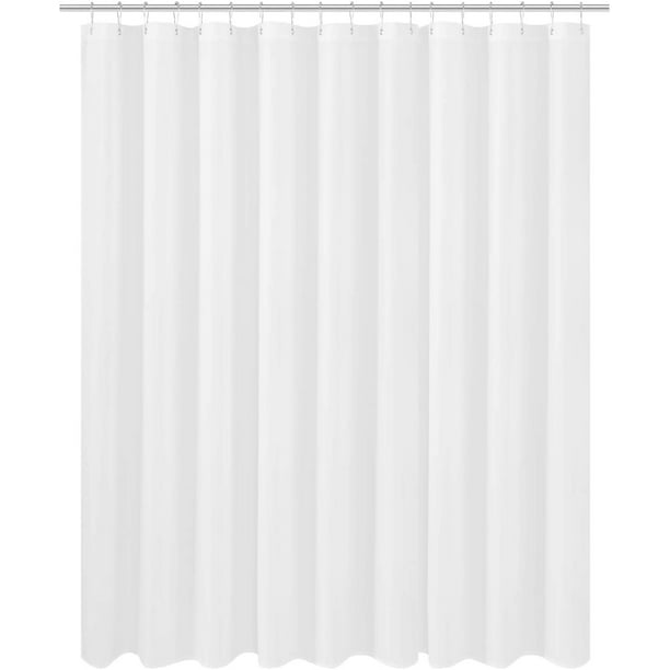 Extra Long Fabric Shower Curtain Liner, Extra Wide Shower Curtain 108 X 72
