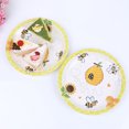 thumbnail image 4 of MasteelfCA 16pcs 7 Inches Disposable Cake Plates Bee Theme Party Paper Dishes Bee Printing Tableware for Birthday Party Carnival, 4 of 5