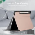 thumbnail image 3 of JETech Case for Samsung Galaxy Tab S9 Plus 12.4-Inch with S Pen Holder, Slim Folio Stand Protective Tablet Cover, Multi-Angle Viewing (Rose Gold), 3 of 6