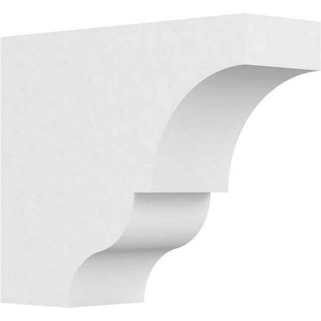 Ekena Millwork RFTP04X10X12ASH 10 x 4 x 12 in. Standard Asheboro Architectural Grade PVC Rafter Tail