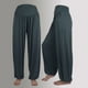 thumbnail image 2 of Pantalones holgados elásticos de yoga para mujer - Mezcla de algodón - Informal/deportivo - US 4-14 - M-3XL, 2 of 4