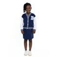 thumbnail image 6 of Bluey Toddler Girls Varsity Jacket and Skirt Set, Sizes 12M-5T, 6 of 11
