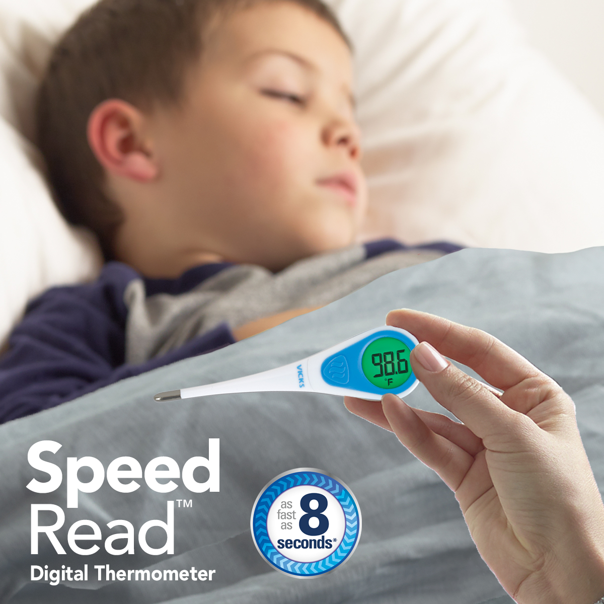 Vicks Speed-Read Thermometer with Fever InSight, V912 photo 3