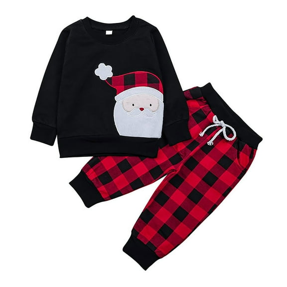 YESIMOLA Baby Boy My First Christmas Outfit 3t Boys Outfit First New Years Baby Outfit 5-6 Year Old Girl Clothes 18-24 Month Girl Baby Clothes Boy, Black 3-4 Years
