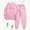 Pink, variant on Women’s Fashionable Long Pants Set Stylish Two Piece Outfit For Casual And Formal Wear For Spring And Summer Seasons Girth plus Size Pant Suit Stretch Woman Suit Snow Bib Body on Buckle High Neck