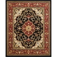 thumbnail image 3 of Noble Medallion Red Green Ivory Light Blue Black Persian Floral Oriental Formal Traditional Area Rug Shed Free Modern Contemporary Transitional Soft Living Dining Room Rug, 3 of 8