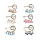 thumbnail image 1 of Sailing Juego de broches multicolores con diseño de mal de ojo, 6 piezas, accesorios de ropa de moda, 1 of 10