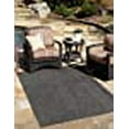 thumbnail image 3 of Unique Loom Solid Collection Casual Transitional Indoor and Outdoor Flatweave Area Rug, 9 ft x 12 ft, Black/Gray, 3 of 10