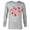 Athletic Heather, variant on Princess Family Heart Bro of the Birthday Kid - Long Sleeve T-Shirt for Men - Customized-Black