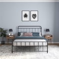 thumbnail image 4 of DHP Winston Metal Platform Bed with Rustic Design and Curved Edge Queen in Black, 4 of 13