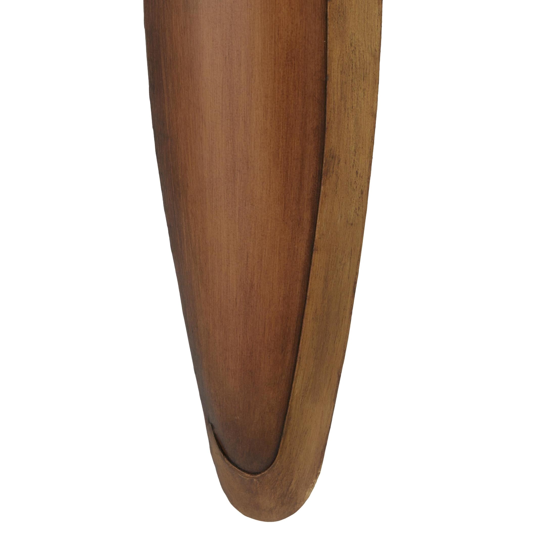 DecMode Brown Metal Wood Inspired 2 Blade Airplane Propeller Wall Decor with Gold Aviation Detailing