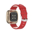 thumbnail image 2 of Leather Watch Band Buckle Wrist Strap for fitbit versa3 for fitbit sense, 2 of 5