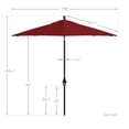 thumbnail image 5 of California Umbrella 9' Patio Umbrella in Red, 5 of 5