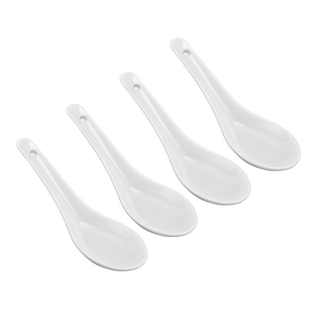 Soup Spoon, Fine Workmanship Ceramic Spoon Long Handle For Household For Dinning Room