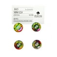 thumbnail image 2 of Irresdecent 12mm Swarovski Components 2-Hole Crystal Sew On Buttons AB/M-foiled, 2 of 3