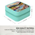 thumbnail image 2 of BCIIG Flowers Friendship Day Gifts Jewelry Box with Necklace, Ring, Earring - Compact Size Travel Jewelry Organizer Green, 2 of 3
