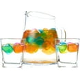 thumbnail image 6 of 60 Pack Quick-Freeze Neon Pink Orange Yellow and Blue Colorful Plastic Reusable Ice Cubes, 6 of 7