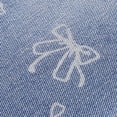 thumbnail image 6 of NAISIBABY Girls Straight Leg Jeans, with Pockets High Waist Cute Bow Fashion Casual Denim Pants Blue Size 14, 6 of 9