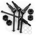 thumbnail image 3 of Steel Front Rear CVD Drive Shaft Wheel Hex Adater Set Upgrade Parts for Arrma 1/18 Granite Typhon Grom Mega 380, 3 of 8