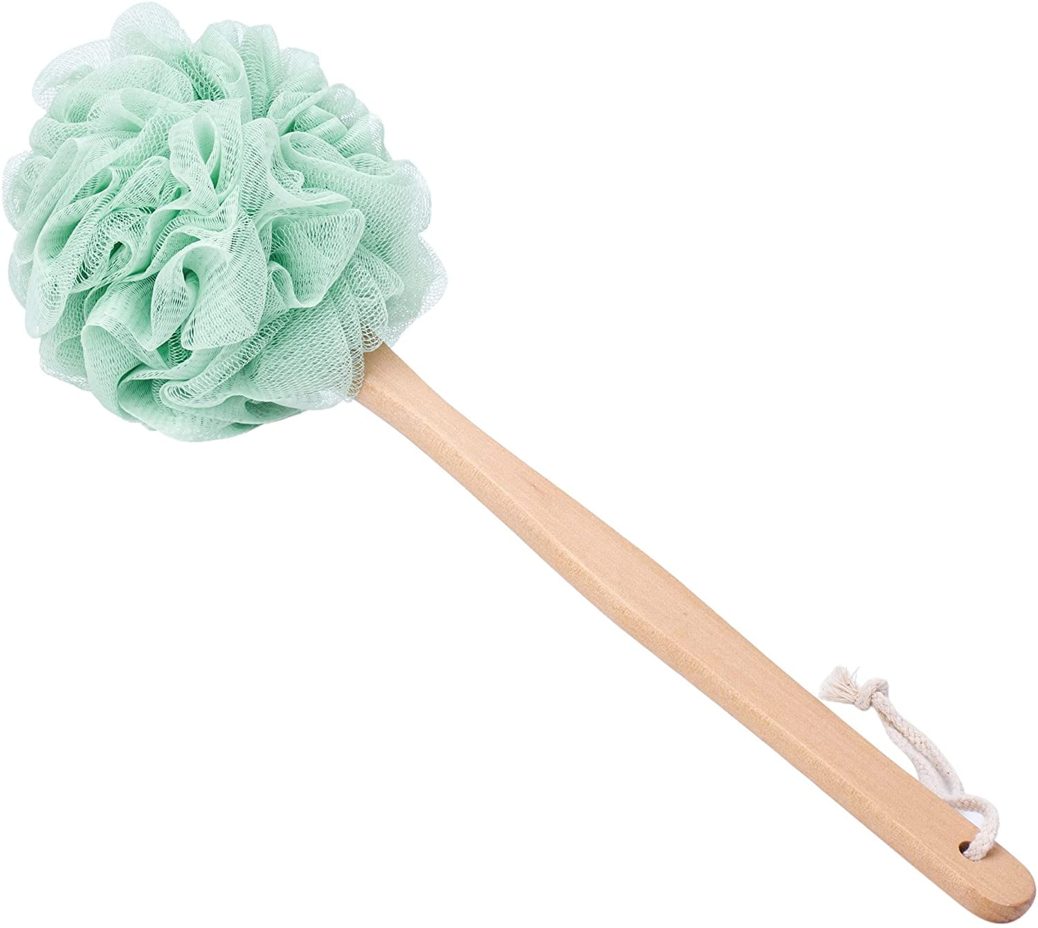 Chainplus Bath Brush, Shower Loofah Sponge with Long Handle, Shower