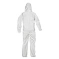 thumbnail image 2 of Kimberly-Clark Professional A45 Breathable Liquid & Particle Protection Elastic Wrist/Ankle Coveralls, White, 2XL, Hood/Fr Zipper - 25 CA (412-41507), 2 of 5