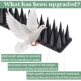 thumbnail image 2 of 10 Uds. De espinas repelentes de pájaros de plástico se pueden romper espinas de pájaros, 2 of 5