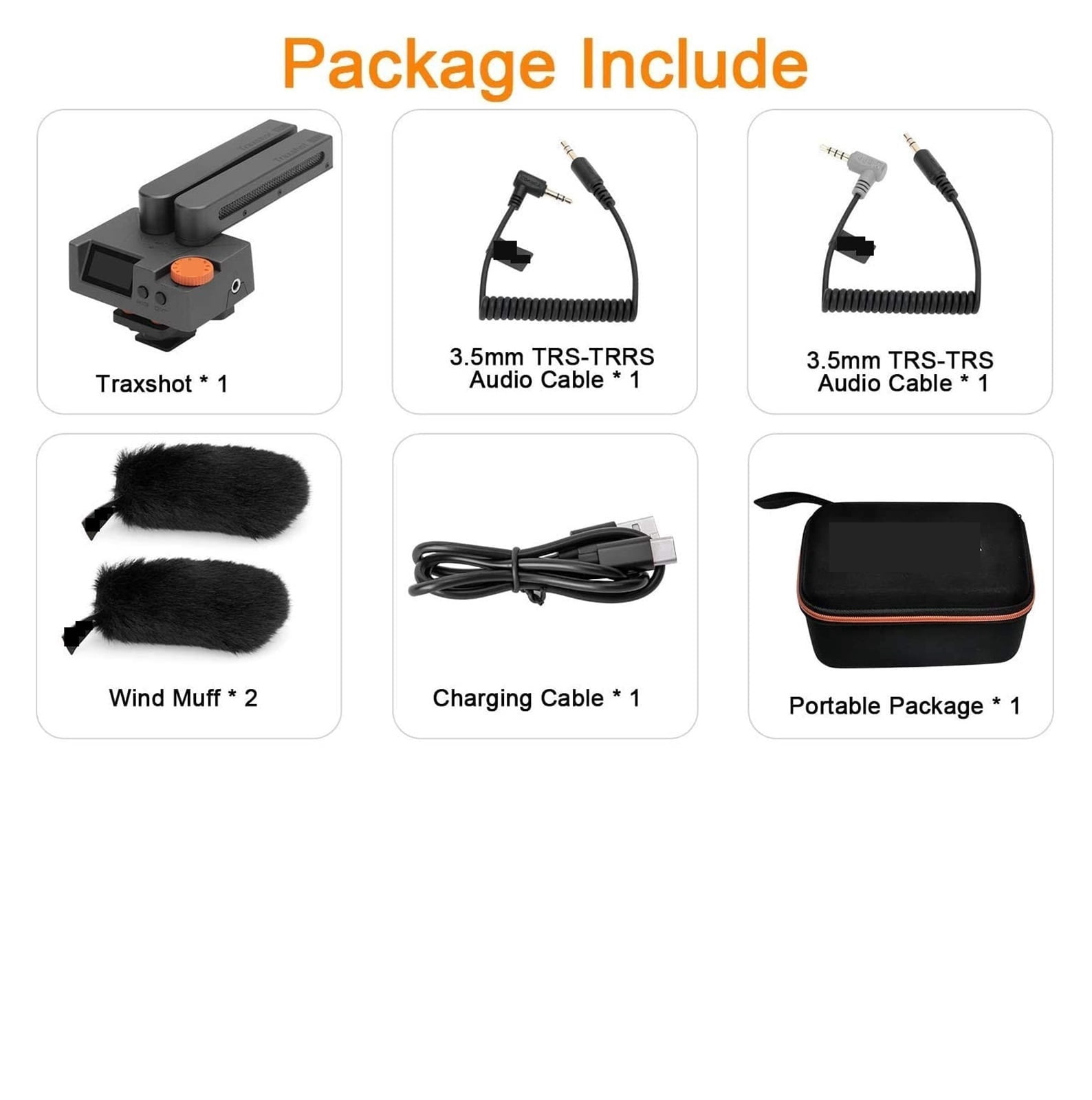 Condenser Microphone Transformable Microphone Super Cardioid Shotgun Mic Multi-funtional Mic