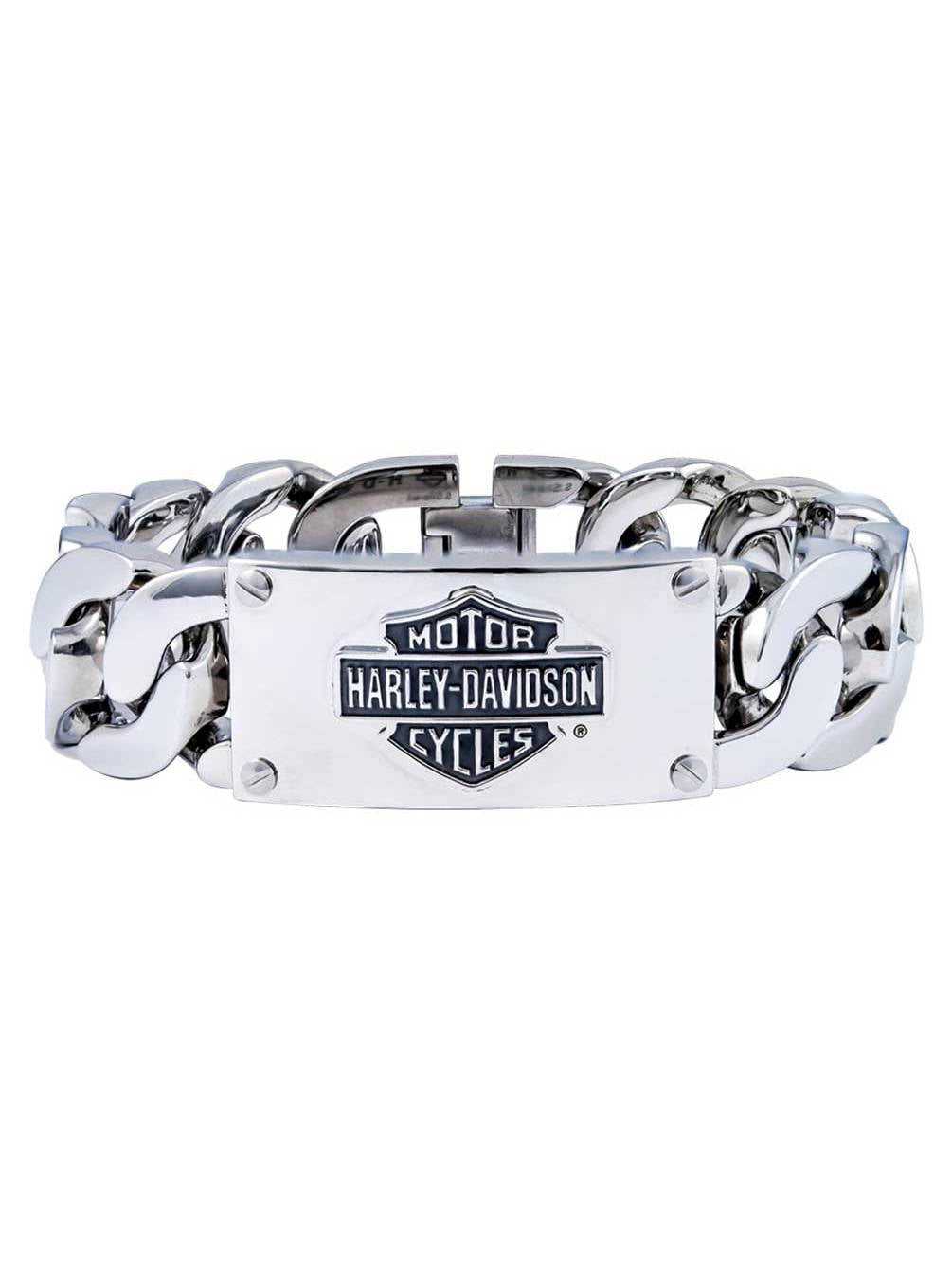 Harley-Davidson Men/'s Sterling Silver Bar /& Shield Cufflinks HDZ0041