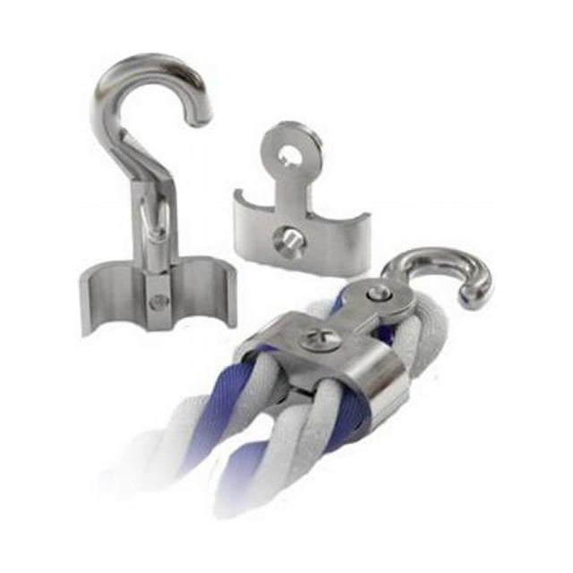 Perma Cast PH-51H 0.75 in. Loop Rope Hook, Bronze - Chrome Plated