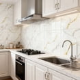 thumbnail image 3 of Adarl 10 Sheets 11.8"x11.8" Waterproof Peel and Stick Marble Wall Tiles Stickers, Self-Adhesive PVC Panels for Bathroom, Kitchen, and Living Room Home Decor DIY, 3 of 7