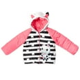 thumbnail image 2 of Dreamworks Gabby's Dollhouse Little Girls Zip Up Puffer Jacket Toddler to Big Kid, 2 of 5