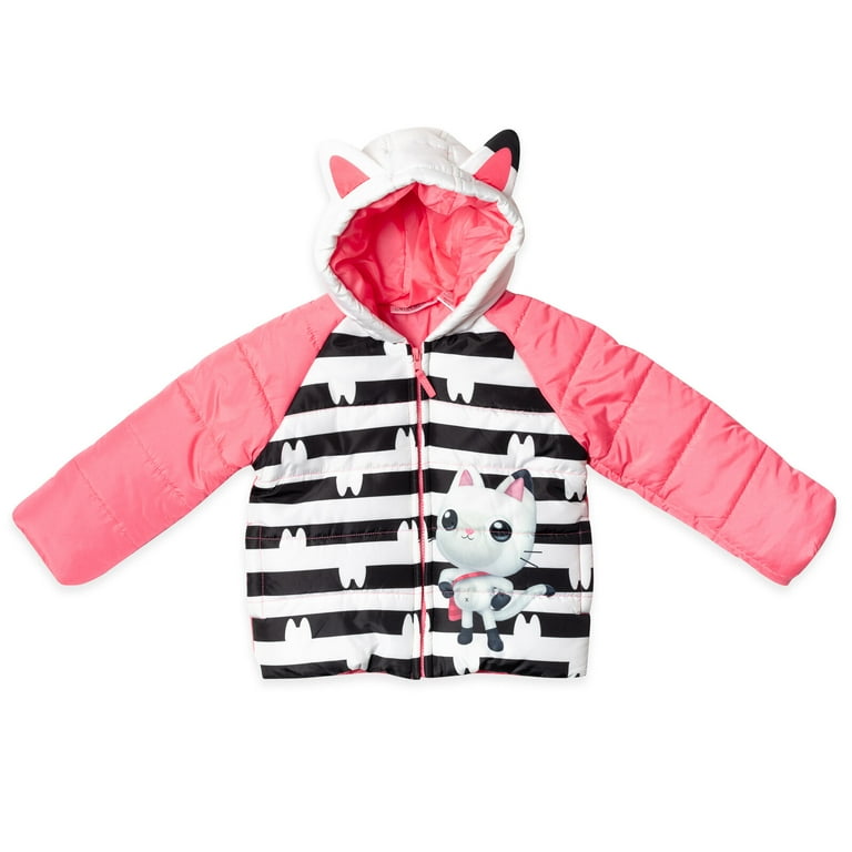 Dreamworks Gabby's Dollhouse Playhouse Zip Up Puffer Jacket