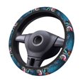 thumbnail image 2 of Naloa Abstract Colorful Art Supplies Elastic Steering Wheel Cover, Auto Steering Wheel Cover – 15 Inch, Fit Suvs,Vans Cars,Trucks, 2 of 6