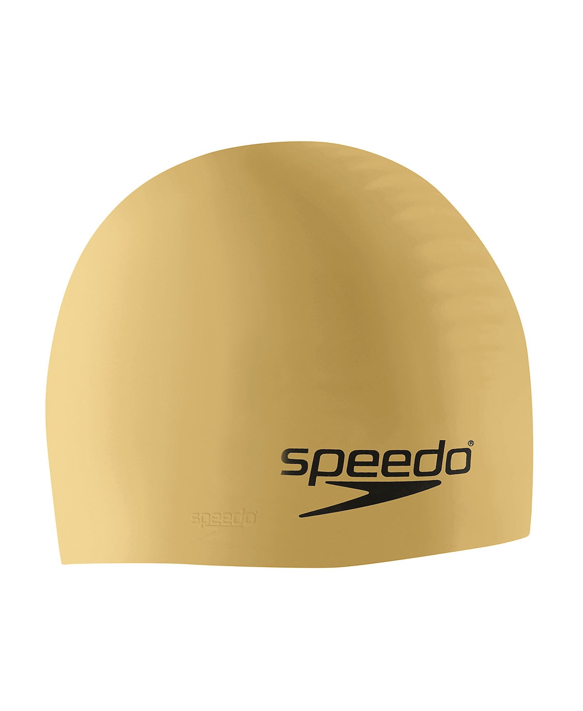 GOLD ADULT SIZE SPEEDO SILICONE SWIMMING CAP 