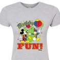 thumbnail image 3 of Disney - Birthday - Ring Master Mickey & Donald Fun - Juniors Fitted Graphic T-Shirt, 3 of 5