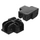 thumbnail image 4 of Umbrella Pole Stabilizer Canopy Pole Connector Universal Interface Design For Market Stalls Black Color 7.00X5.50X3.20CM Support Rod Connection 2Pcs, 4 of 5