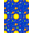 Blue Multi, Pattern 5, variant on ODIKA Playroom Featuring Bodies Spacecraft Science Theme Classroom Pet Friendly & Kids Safe Play for Bedroom, Reading Nook
