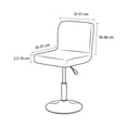thumbnail image 3 of ATJIA Bar Stool Covers with Backs Stretch Bar Stool Chair Covers Jacquard Bar Stool Covers Washable Bar Chair Covers, 3 of 24